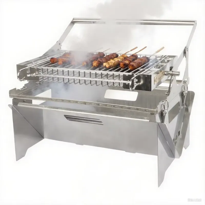 Outdoor Camping Wood Stove - Custom Foldable Portable Campfire Fire Pit