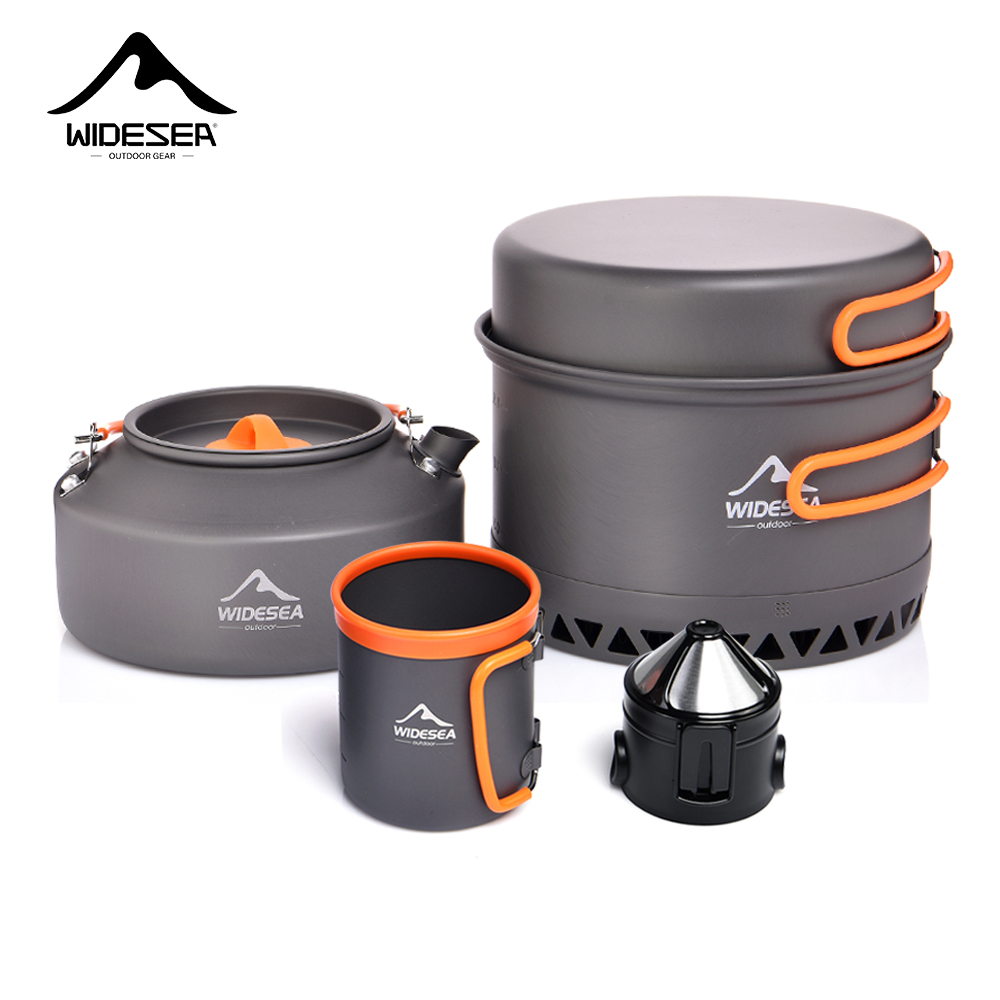 Outdoor Camping Utensils - Camping Tableware Outdoor Cookware Set Pots