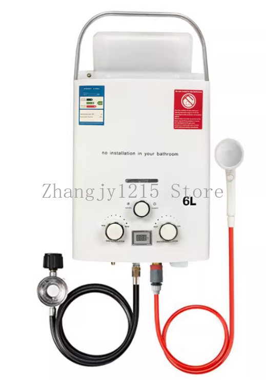 Outdoor Camping Hot Water Heater - Propane LPG Gas Tankless Water Heater