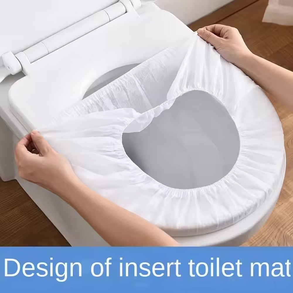 Outdoor Camping Bathroom - 50/20/10pcs Portable Disposable Toilet Seat Cover