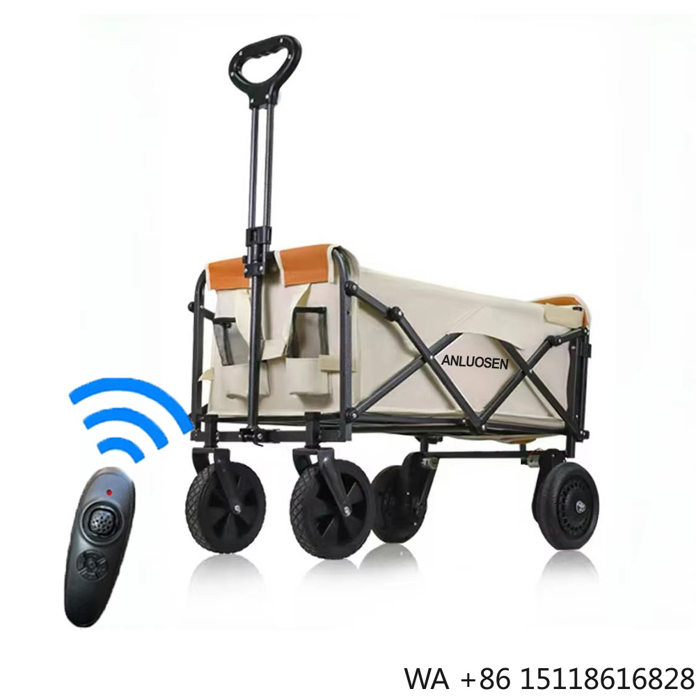 Outdoor Camping Shop - Electric Camping Wagon Cart Foldable 2000mAh