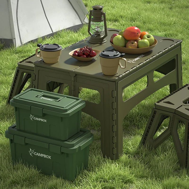 Outdoor Camping Exhibition - Folding Portable Outdoor Extended Plastic Camping