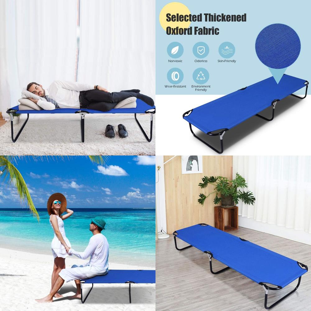 Camping Outdoor Or Indoor - olding Camping Cot, Portable Sleng Cot
