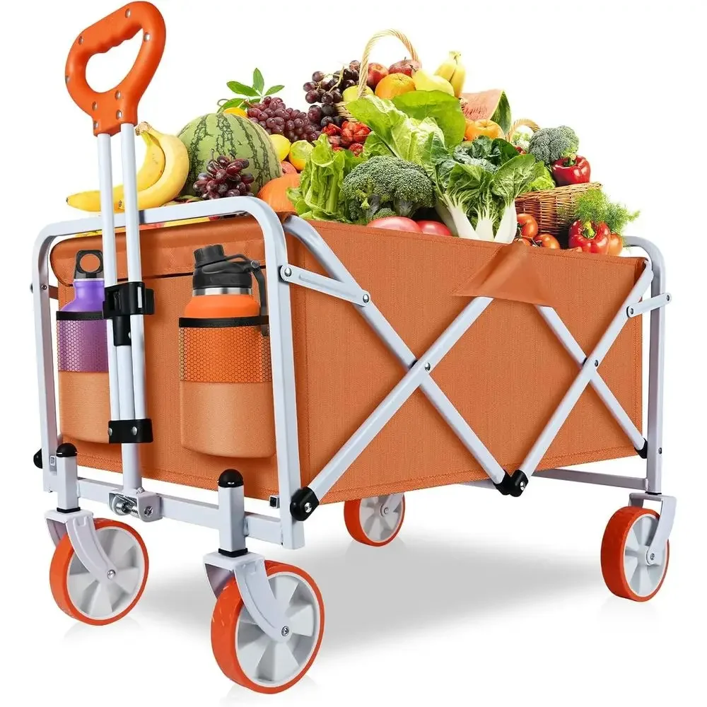 Outdoor Camping Shop - Collapsible Heavy-Duty Utility Cart for Large