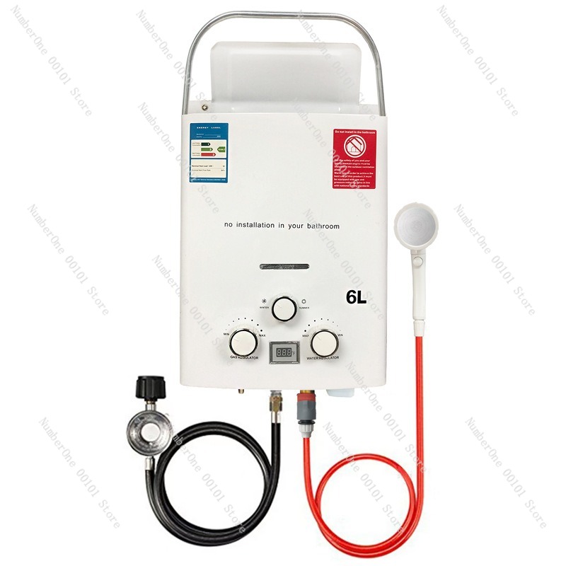 Outdoor Camping Hot Water Heater - Propane LPG Gas Tankless Water Heater