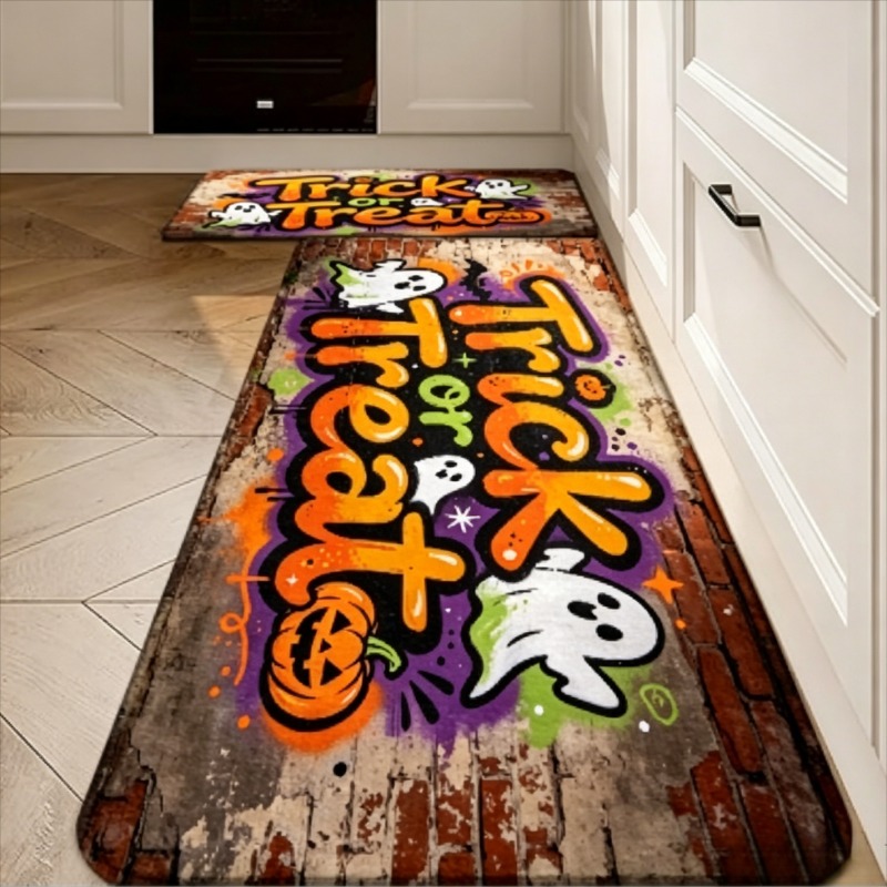 Camping Outdoor Or Indoor - 2026 Halloween Trick or Treat Flannel