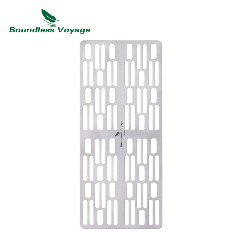 Outdoor Camping Utensils - Boundeless Voyage Outdoor Camping Titanium Charcoal