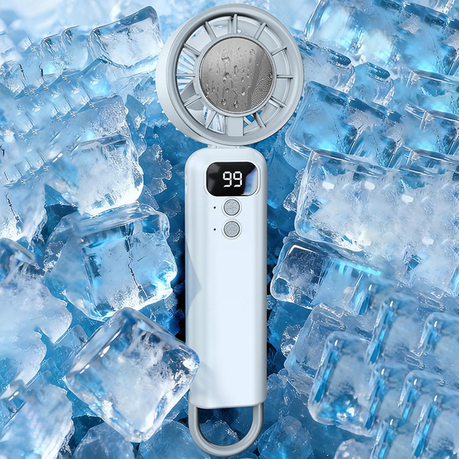 Ice-cooling Fan Mini Handheld  - Outdoor Camping For Kids review and price