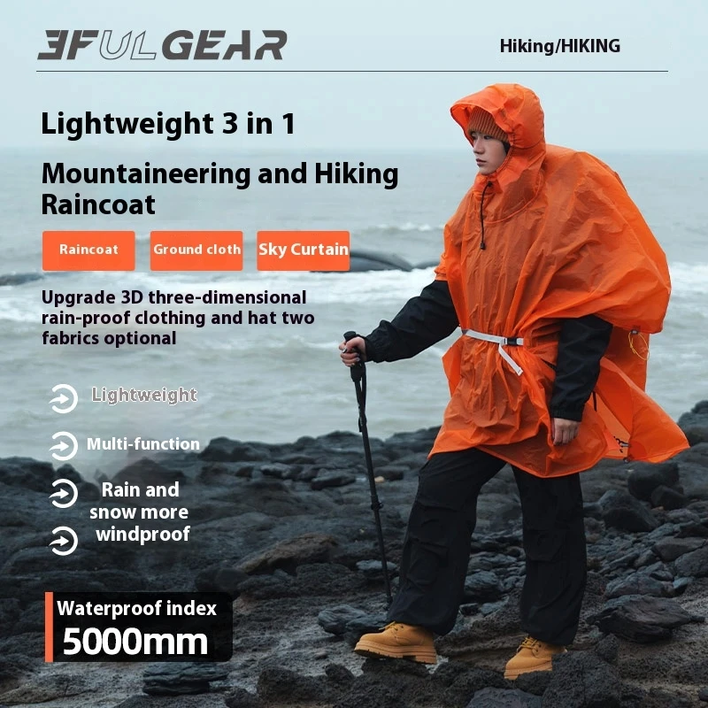 3F UL GEAR Ultralight Hiking R - Camping Rain Poncho review and price