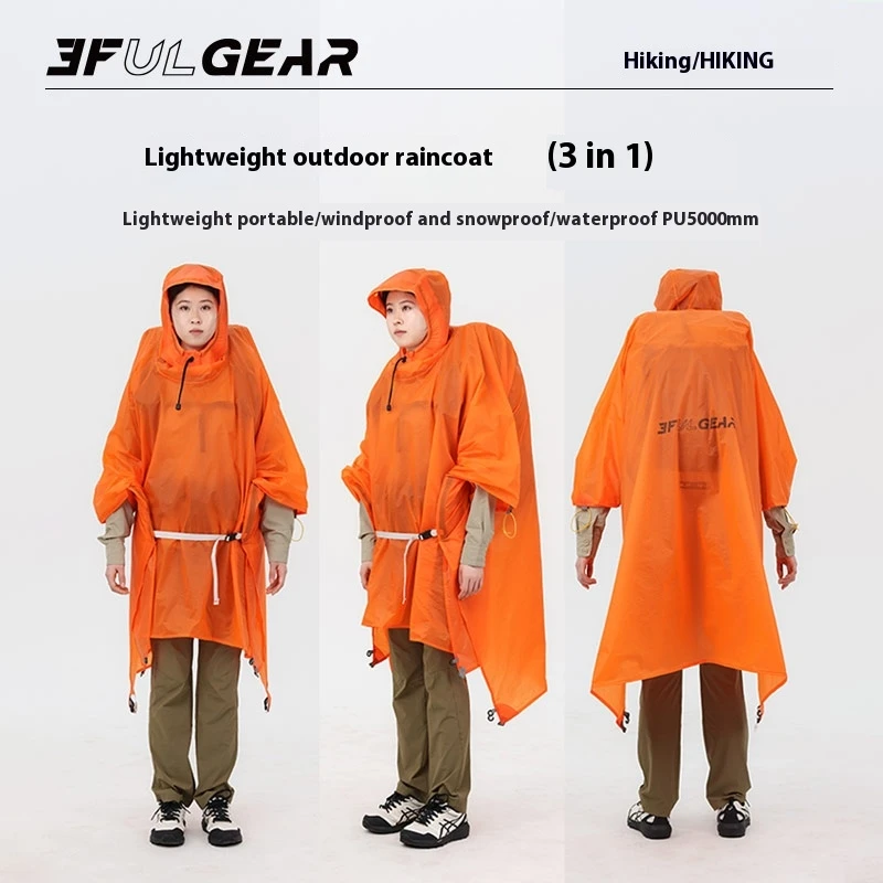 3F UL GEAR Ultralight Hiking R - Camping Rain Poncho review and price