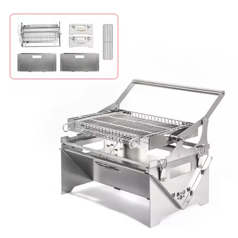 Custom Foldable Portable Campf - Outdoor Camping Wood Stove review and price