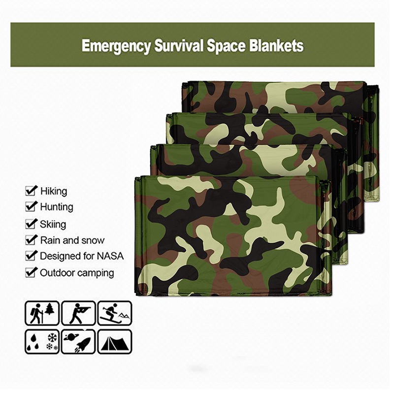 1pcs Emergency Thermal Blanket - Camping Rain Poncho review and price