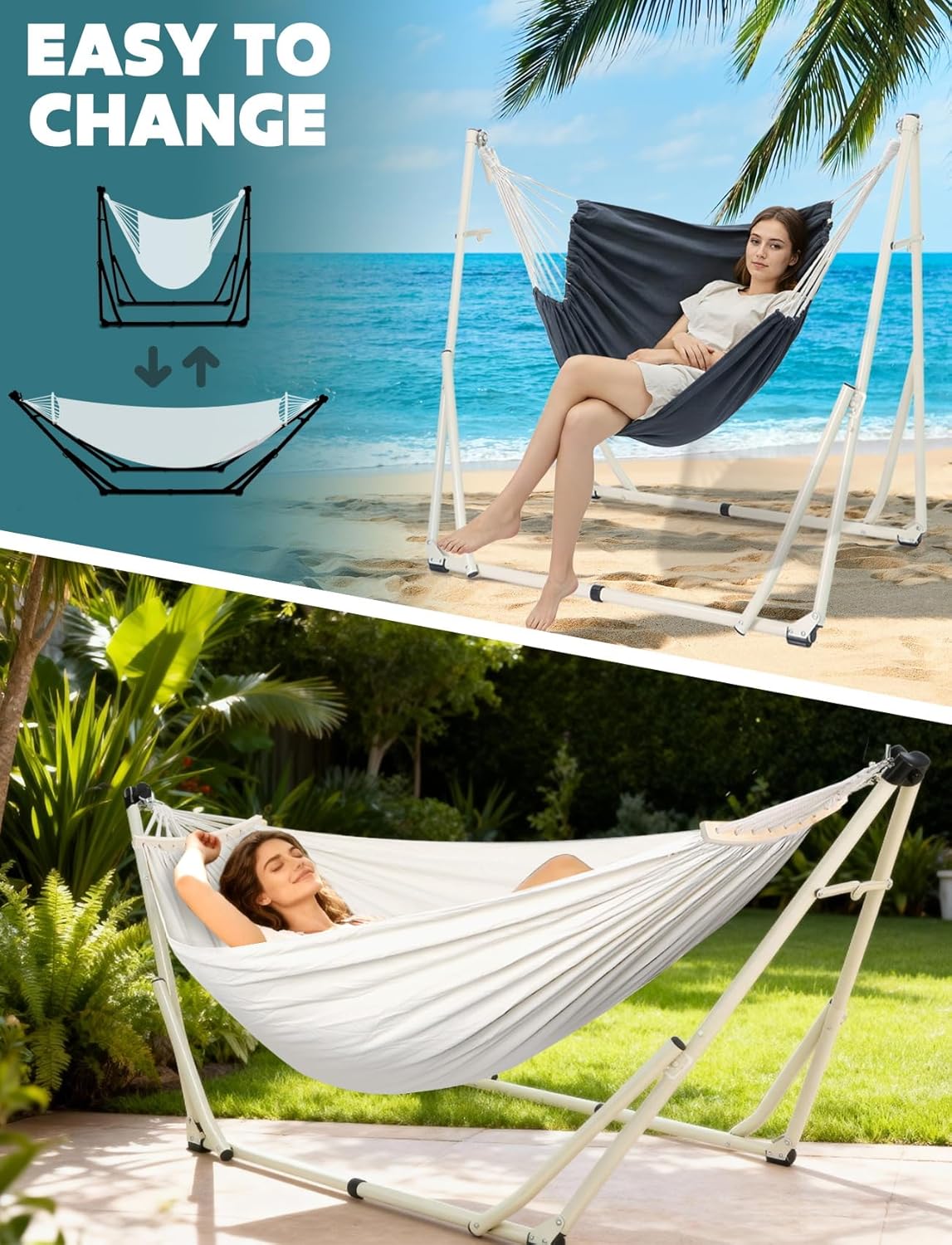 2-in-1 Hammock and Swinging Ch - Outdoor Camping Hammock review and price