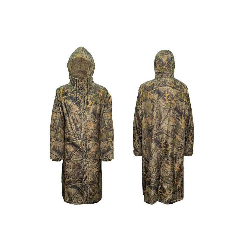 Camouflage Long Raincoat for M - Camping Rain Poncho review and price