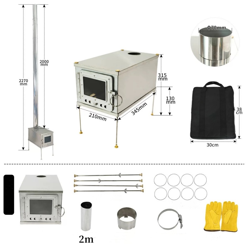 Foldable  Tent Stove Lightweig - Outdoor Camping Wood Stove review and price