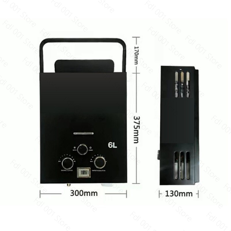 6L Portable Tankless Gas Water - Outdoor Camping Hot Water Heater review and price