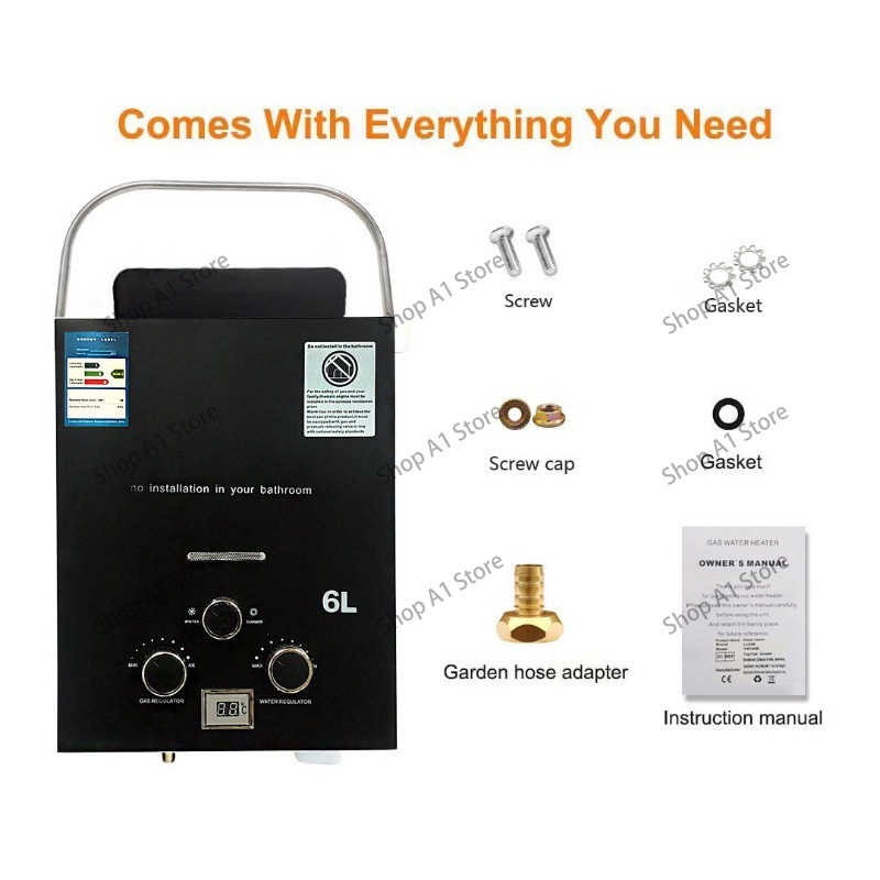 Water Heater 6L Outdoor Campin - Outdoor Camping Hot Water Heater review and price