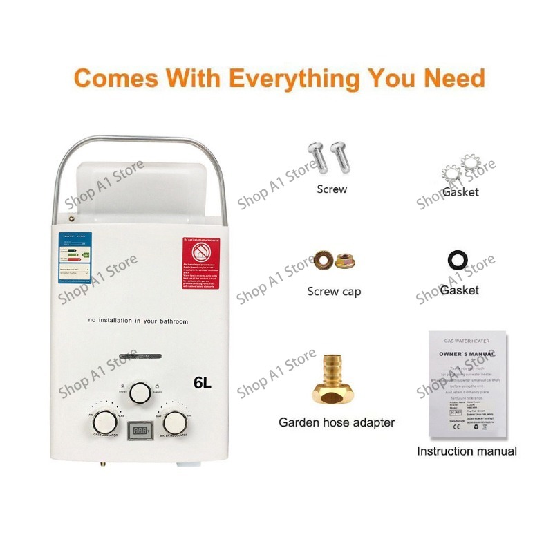 Water Heater 6L Outdoor Campin - Outdoor Camping Hot Water Heater review and price