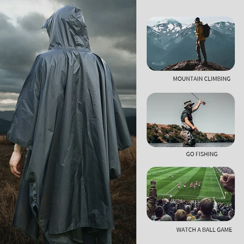 Outdoor 3 In 1 Military Rainco - Camping Rain Poncho review and price