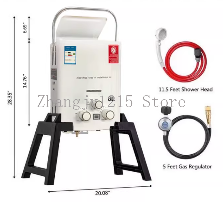Propane LPG  Gas Tankless Wate - Outdoor Camping Hot Water Heater review and price