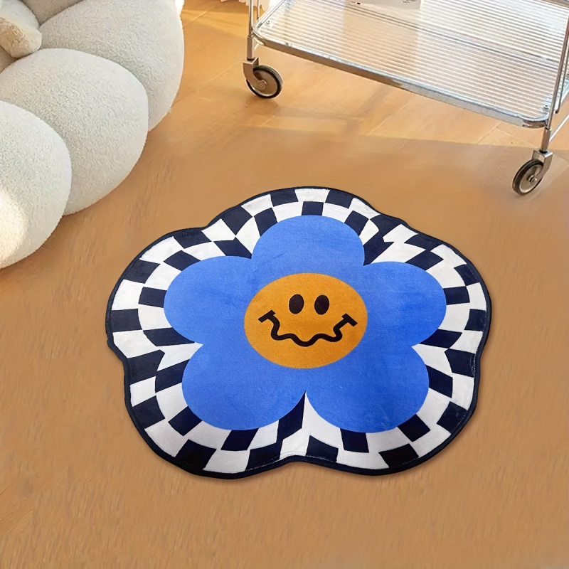 VIKAMA Blue Smiley Face Flower - Camping Outdoor Or Indoor review and price