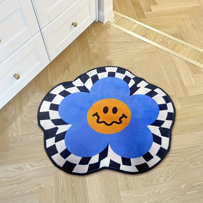 VIKAMA Blue Smiley Face Flower - Camping Outdoor Or Indoor review and price