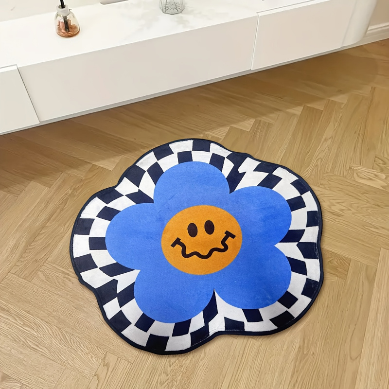 VIKAMA Blue Smiley Face Flower - Camping Outdoor Or Indoor review and price