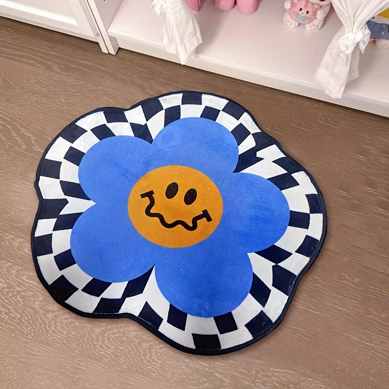 VIKAMA Blue Smiley Face Flower - Camping Outdoor Or Indoor review and price