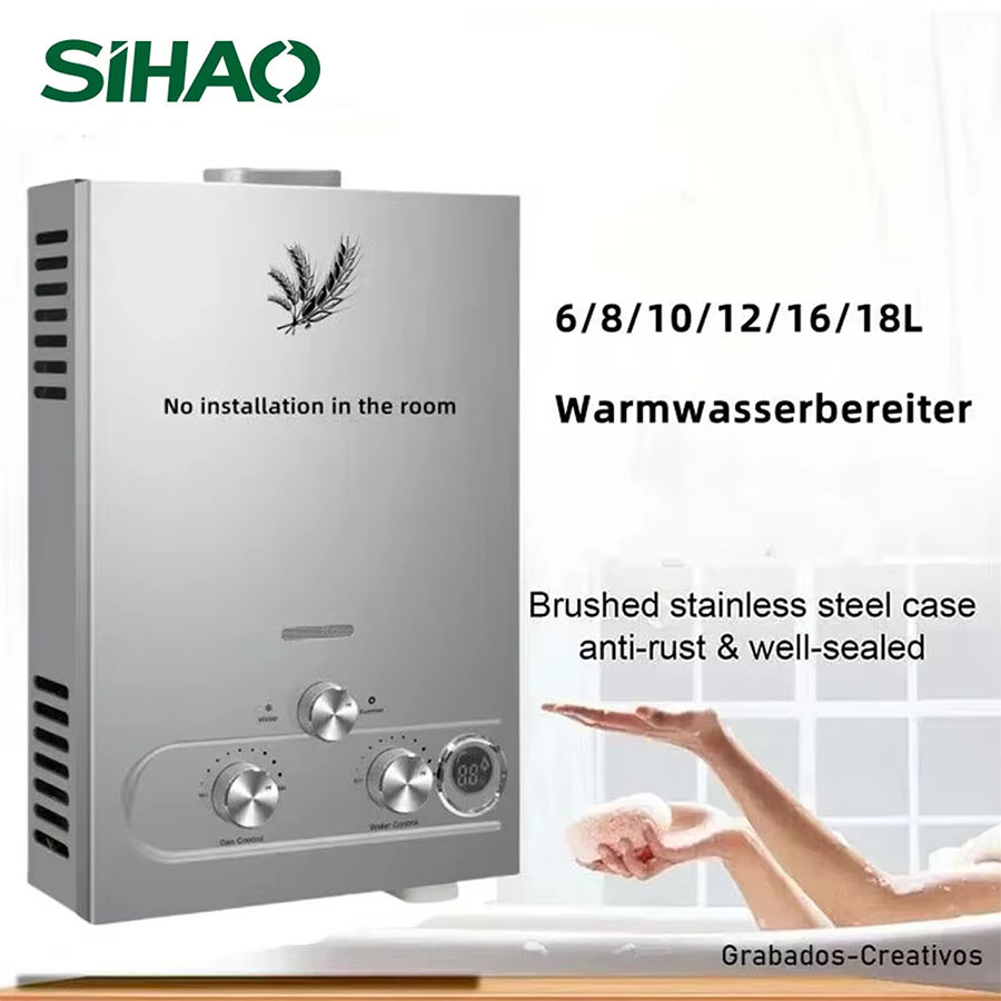 SIHAO 12L 16L 18L GPM LPG Gas  - Outdoor Camping Hot Water Heater review and price