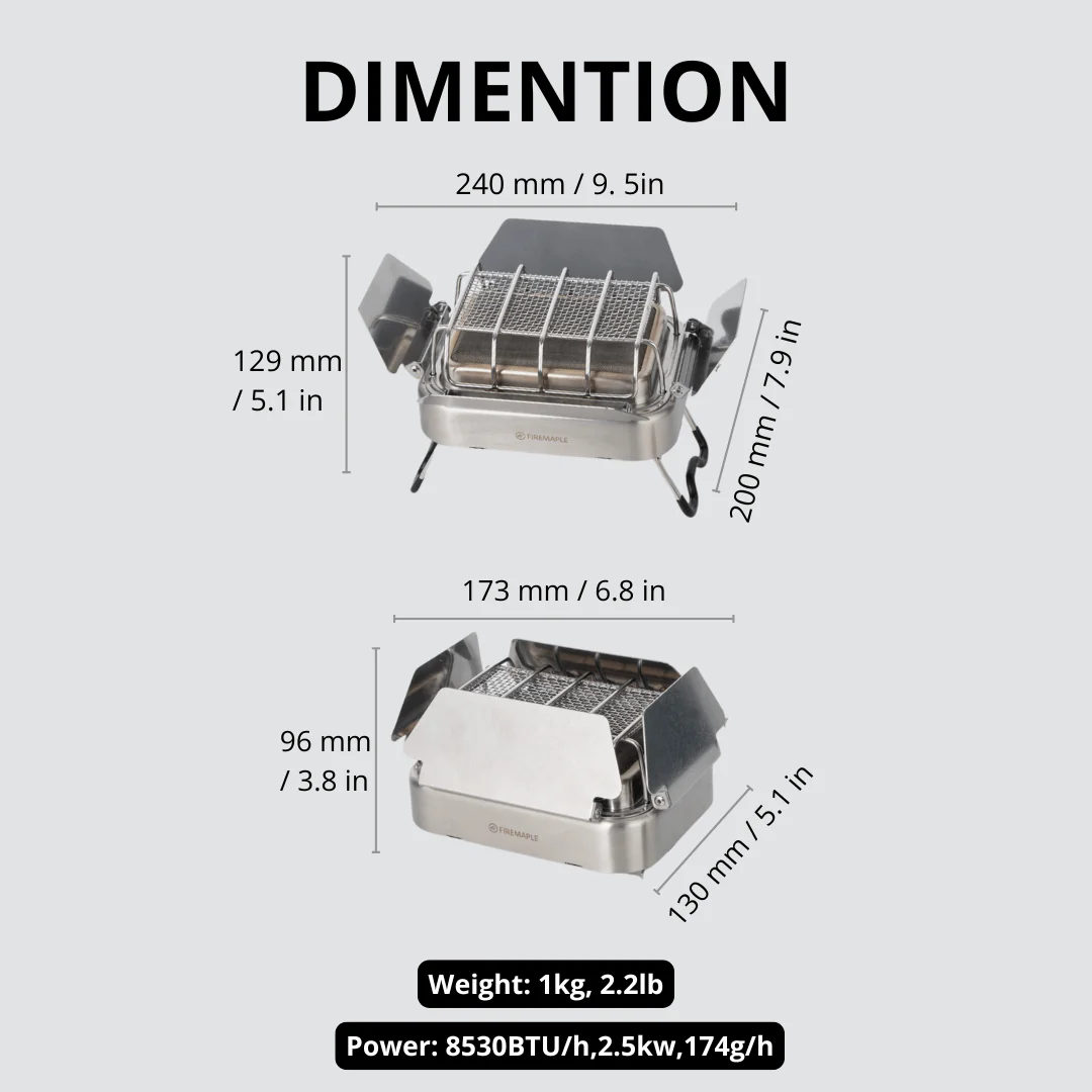 Fire-Maple Sunflower X Gas Cam - Outdoor Camping Gas Heater review and price