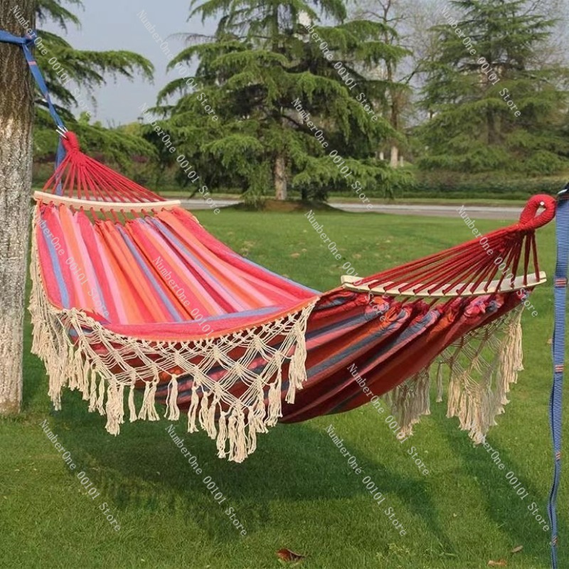 Canvas Double Hammock with Tas - Outdoor Camping Hammock review and price