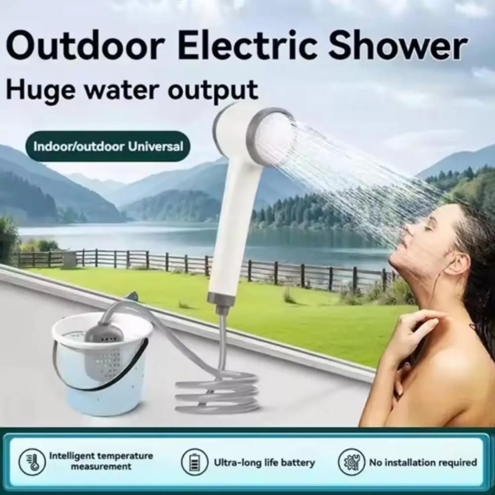 Shower Spray Self-priming Port - Outdoor Camping Bathroom review and price