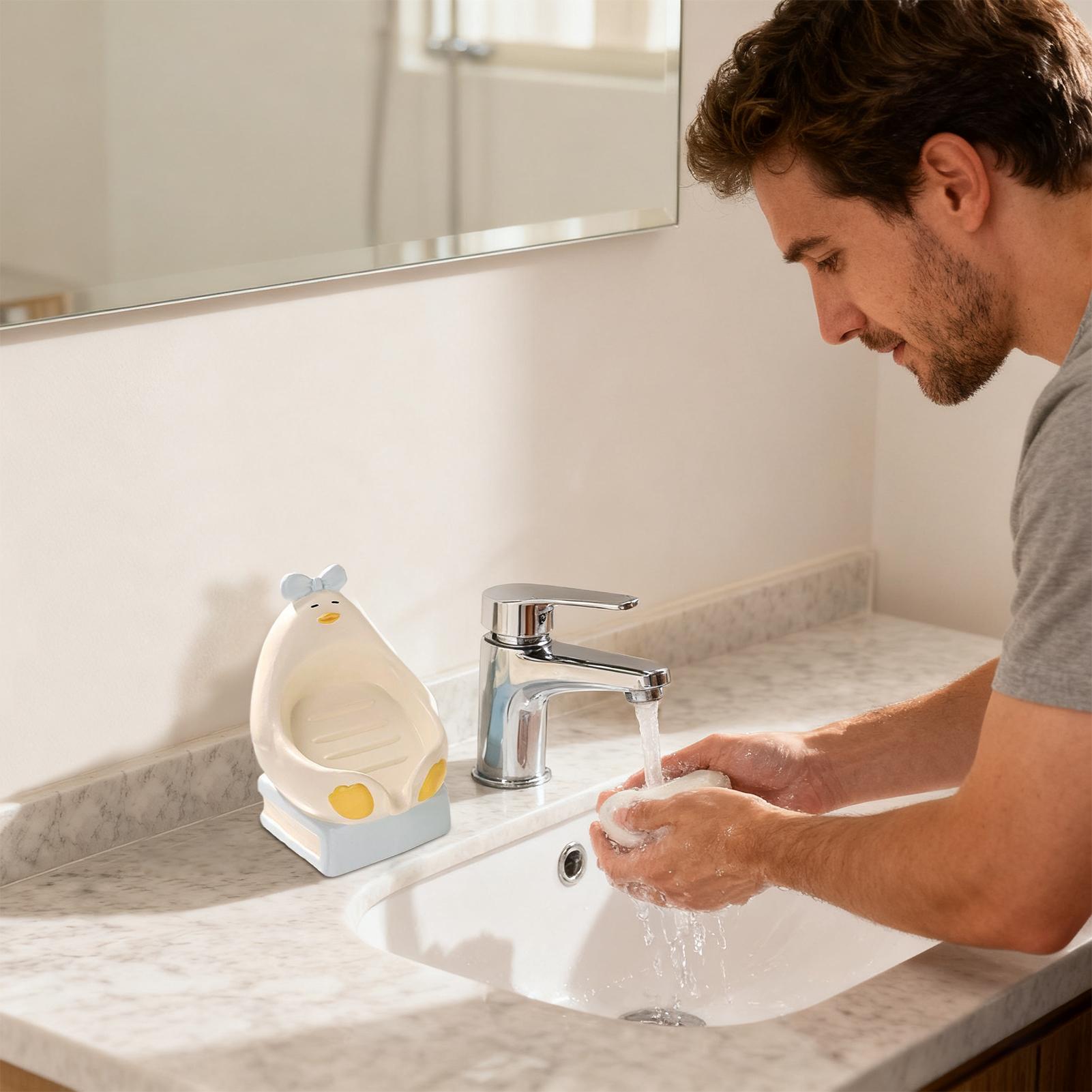 Soap Dish Ceramic Sitting Duck - Outdoor Camping Bathroom review and price