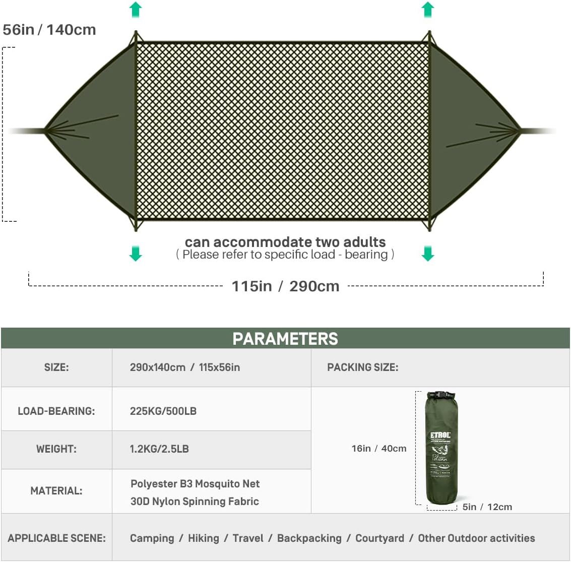 3-in-1 Camping Hammock with Mo - Outdoor Camping Hammock review and price