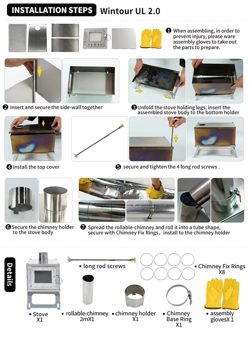 【Popular】DANCHEL S1 Foldable T - Outdoor Camping Wood Stove review and price