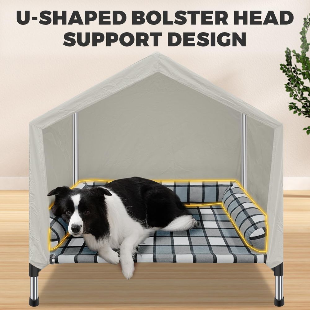 Elevated Dog Pet Bed House - 2 - Camping Outdoor Or Indoor review and price