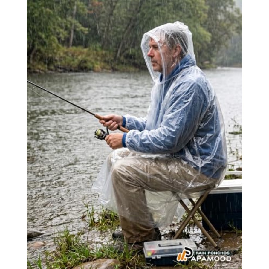 Disposable Rain Ponchos, 6PK/9 - Camping Rain Poncho review and price