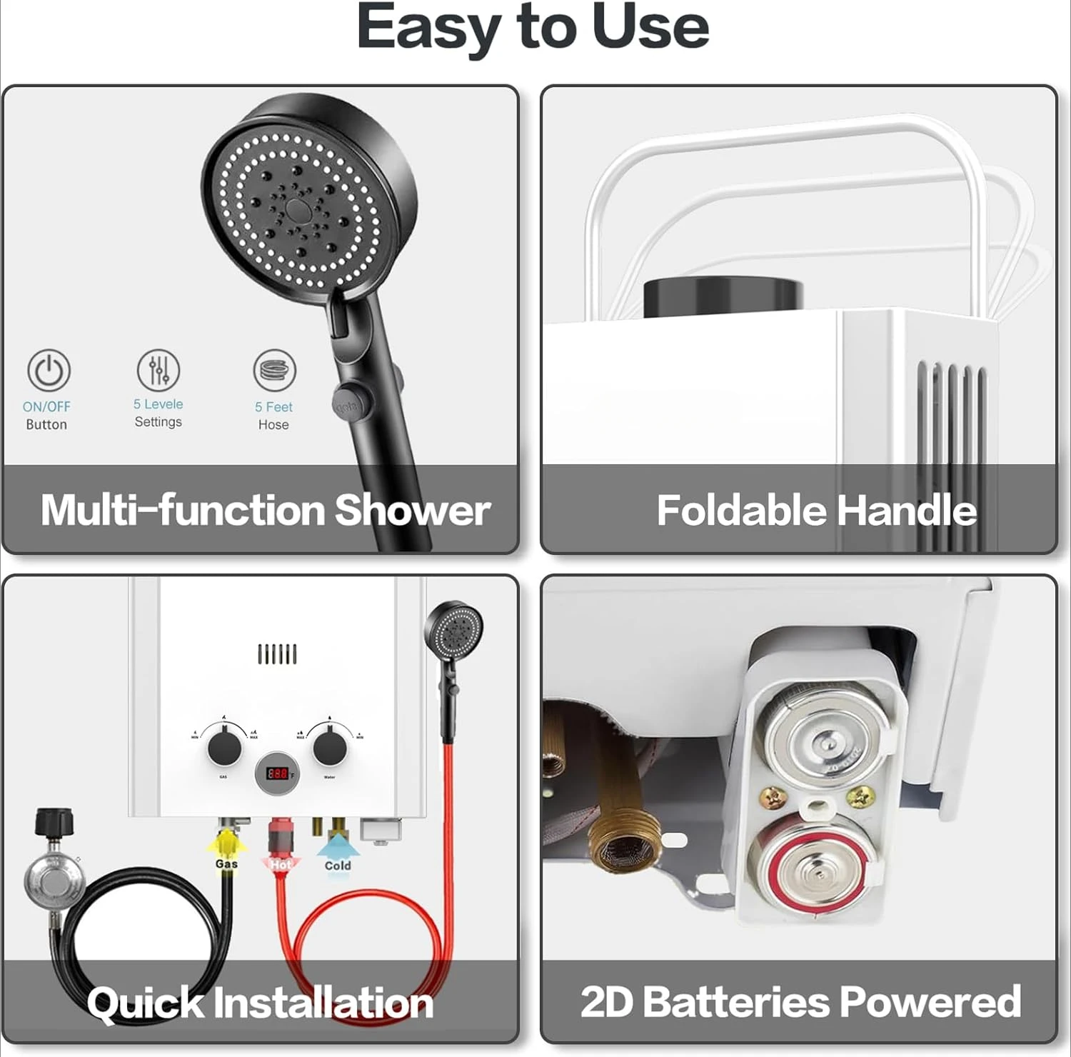 Propane Tankless Water Heater  - Outdoor Camping Hot Water Heater review and price