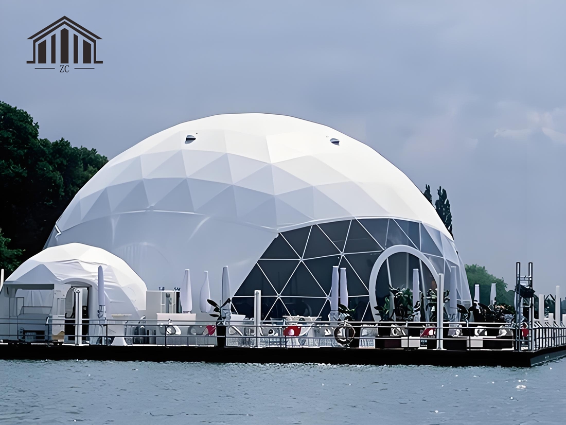 Large Capacity Spherical Gazeb - Outdoor Camping Exhibition review and price