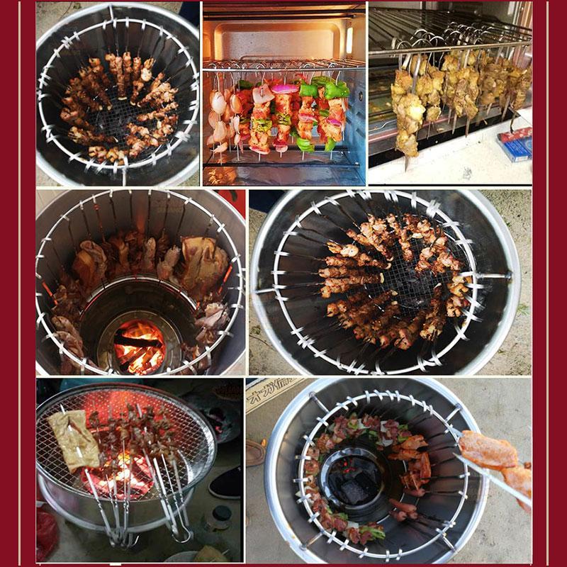 BBQ Skewers Stainless Steel 40 - Outdoor Camping Utensils review and price