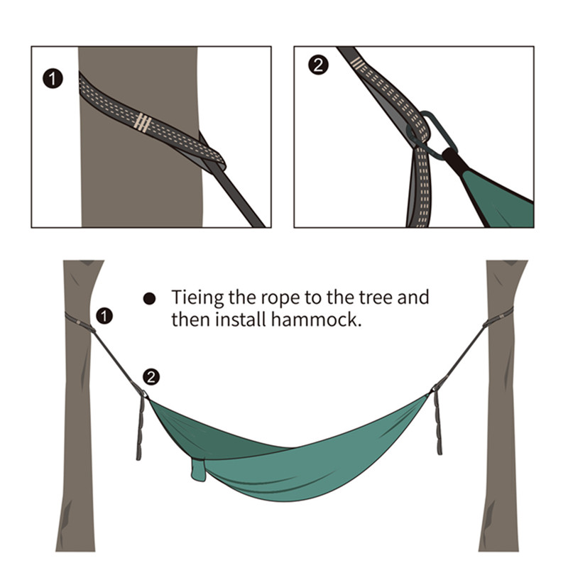 2pcs Hammock Straps High Load  - Outdoor Camping Hammock review and price