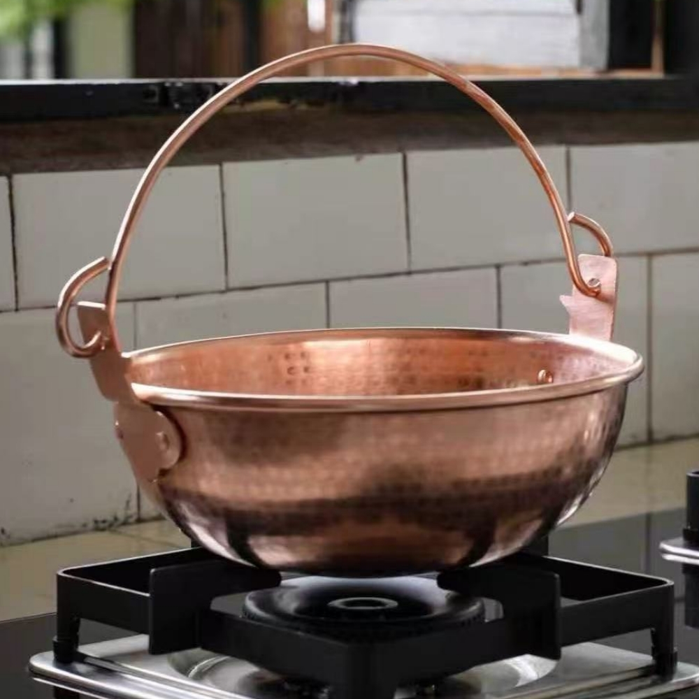 Vintage Copper Hanging Pot,Out - Outdoor Camping Utensils review and price