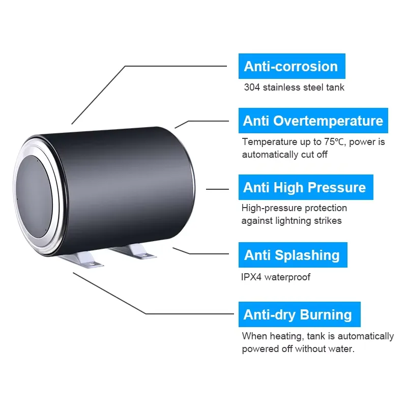 304 Stainless Steel Electric W - Outdoor Camping Hot Water Heater review and price