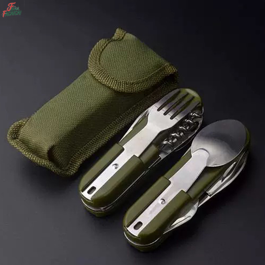 Camping Gear 5-in-1 Stainless  - Outdoor Camping Utensils review and price