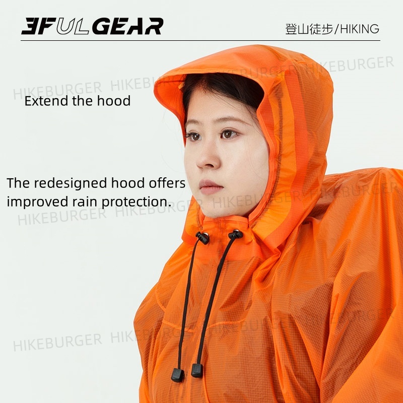 3F UL GEAR 3 In1 Rain Poncho O - Camping Rain Poncho review and price