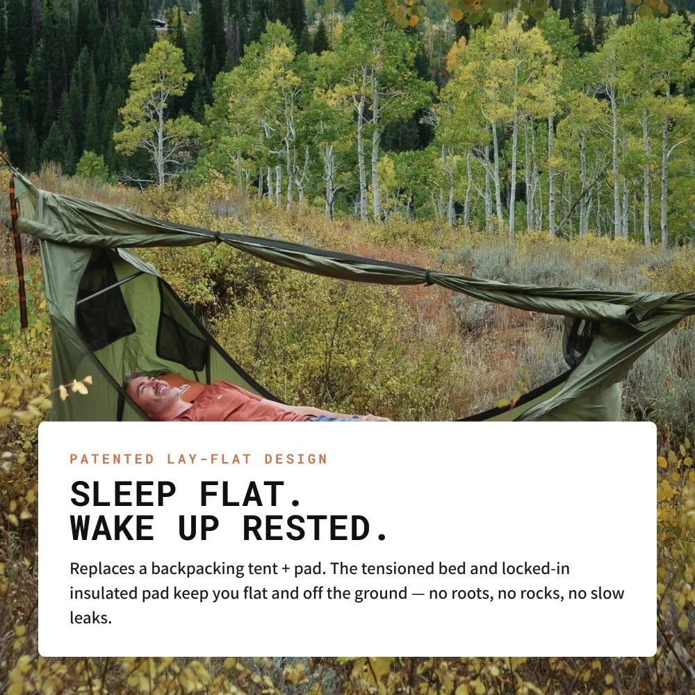 Flat Hammock with Mosquito Net - Outdoor Camping Hammock review and price