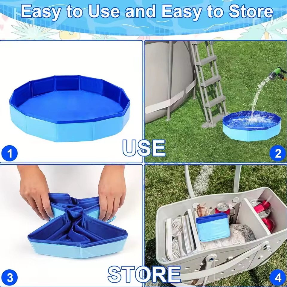 Folding Swimming Pool Basin Sp - Outdoor Camping Bathroom review and price