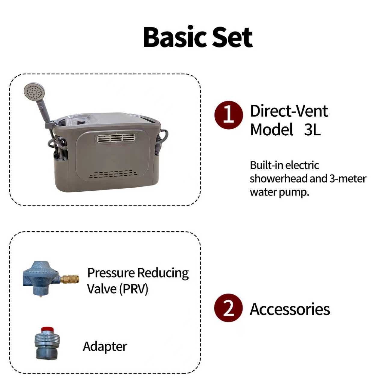 Dual Fuel Portable Propane LPG - Outdoor Camping Hot Water Heater review and price