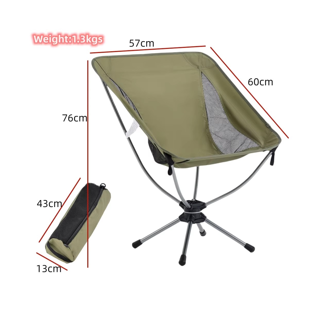 Outdoor Lightweight 360 Degree - Outdoor Camping Chairs review and price