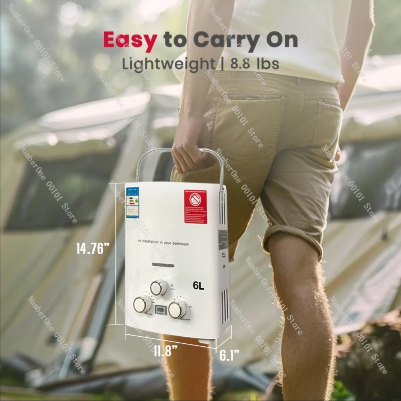 Propane LPG  Gas Tankless Wate - Outdoor Camping Hot Water Heater review and price